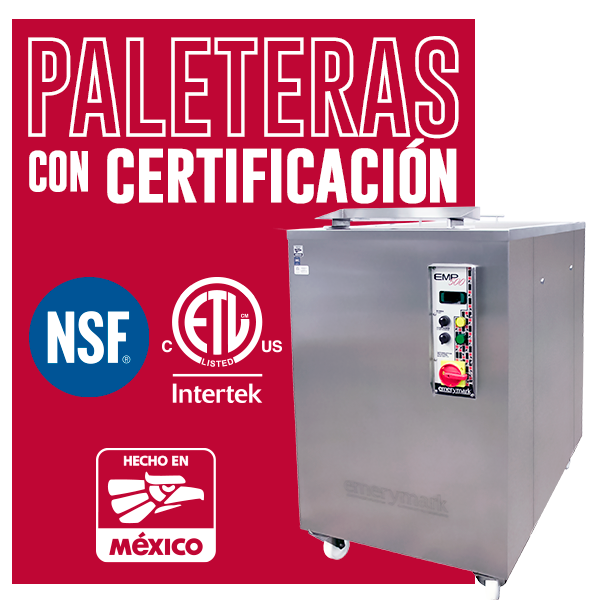 PALETERA, EQUIPO PARA HACER PALETAS DE AGUA, HIELO, CREMA